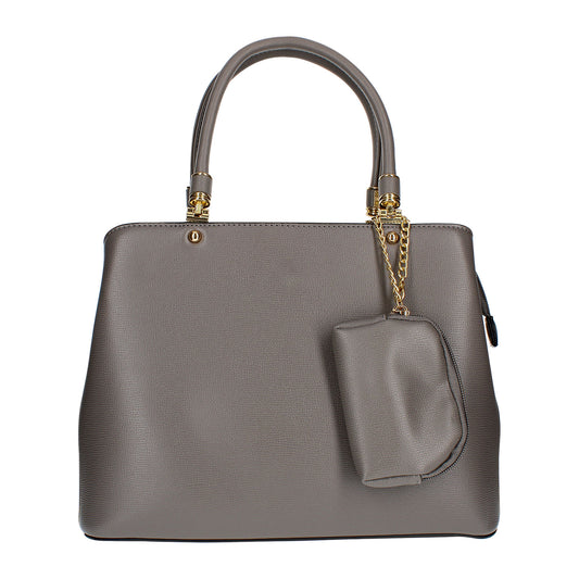 Sac à Main avec Mini-Portefeuille Laurie Gris