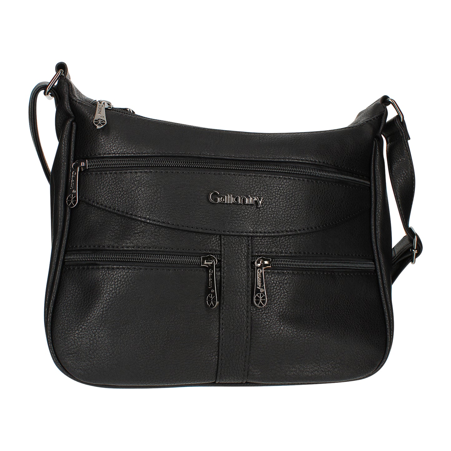Sac Multi-Poches Zippées à Bandoulière La Fusion Noir
