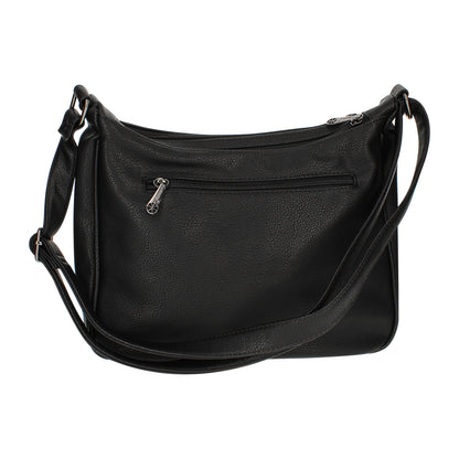 Sac Multi-Poches Zippées à Bandoulière La Fusion Noir