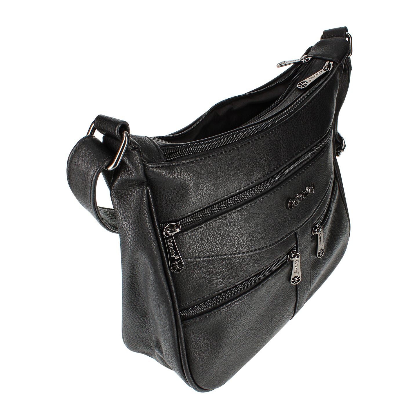 Sac Multi-Poches Zippées à Bandoulière La Fusion Noir