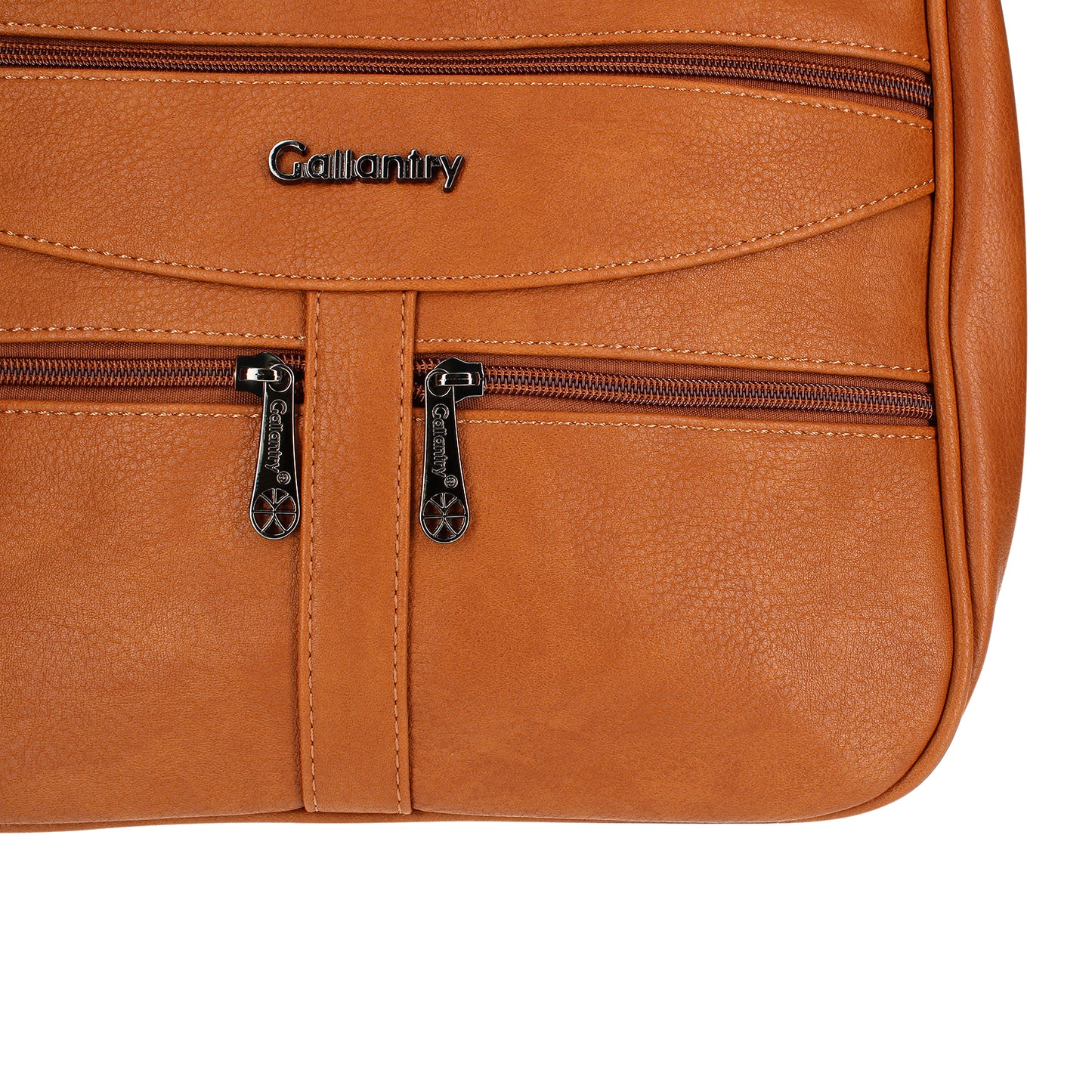 Sac Multi-Poches Zippées à Bandoulière La Fusion Marron