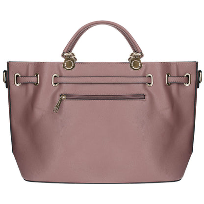 Sac Cabas en Similicuir Grainé à Bandoulière Renée Rose