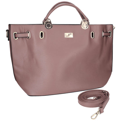 Sac Cabas en Similicuir Grainé à Bandoulière Renée Rose