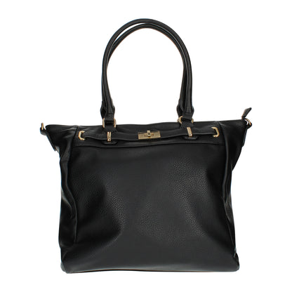 Sac à Main Cabas en Similicuir à Bandoulière Catharine Noir