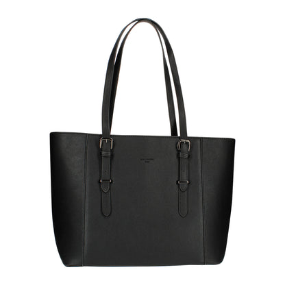 Sac Cabas en Similicuir à Boucle Chromée Azzura Noir