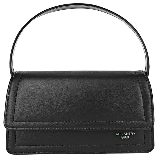 Sac Top-Handle en Similicuir à Bandoulière Chelsea Noir