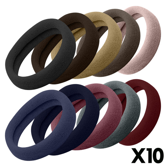 Lot de 20 Élastiques Tendance Quincy Palette Rétro Chic