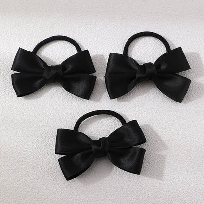 Lot de 3 Élastiques avec Nœud en Satin