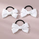Lot de 3 Élastiques avec Nœud en Satin Alfie Blanc