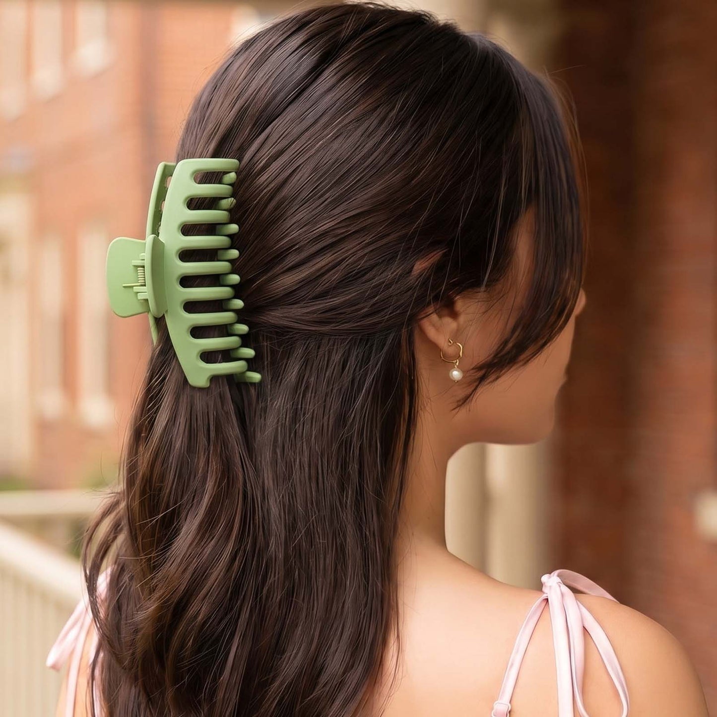 Lot de 6 Pinces Cheveux Matcha & Sauge Collection Jardin de Pistache