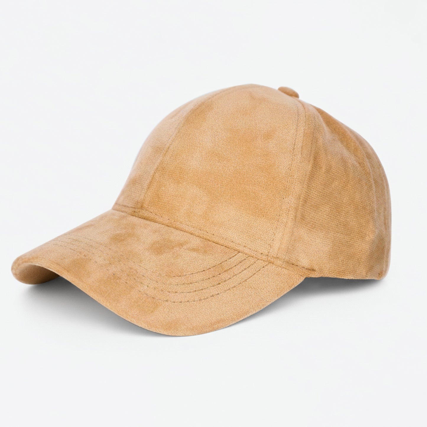 Casquette Femme Skyline Effet Daim Beige