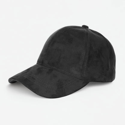 Casquette Femme Skyline Effet Daim Noir