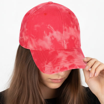 Casquette Femme Tie and Dye Rose Bonbon