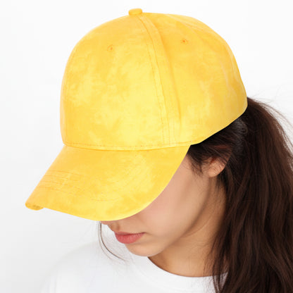 Casquette Femme Tie and Dye Jaune