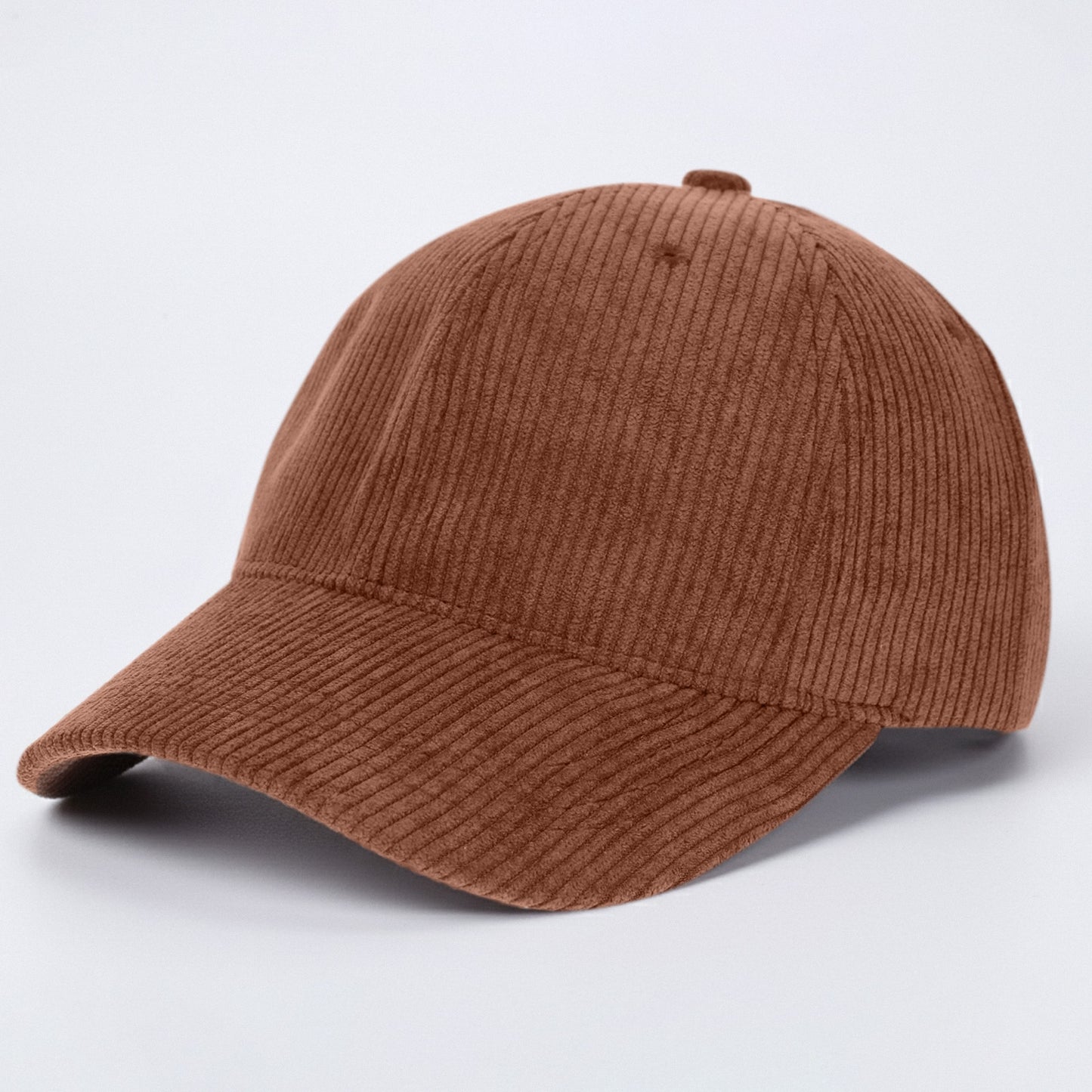 Casquette Femme Velvet Grace en Velours Côtelé Marron