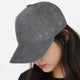 Casquette Femme Velvet Grace en Velours Côtelé Gris