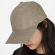 Casquette Femme Velvet Grace en Velours Côtelé Taupe
