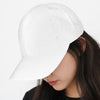 Casquette Femme Velvet Grace en Velours Côtelé Blanc