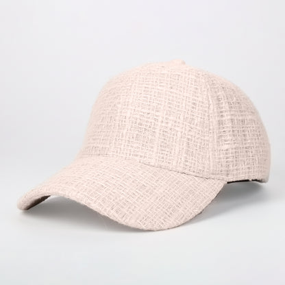 Casquette Femme Casual Spirit en Tweed Beige