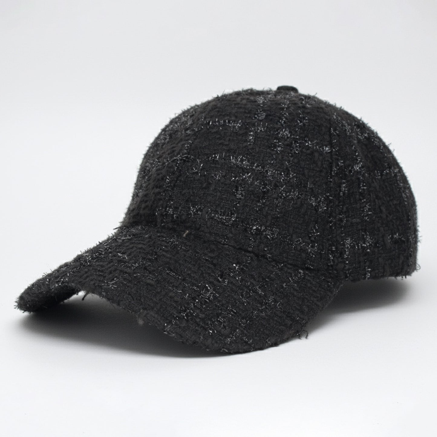 Casquette Femme Casual Spirit en Tweed Noir