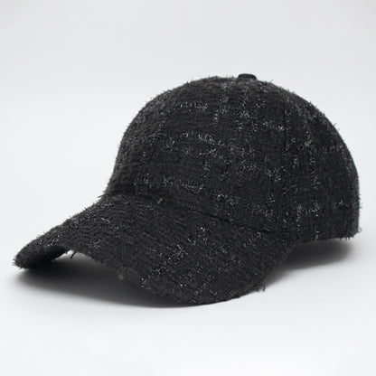 Casquette Femme Casual Spirit en Tweed Noir