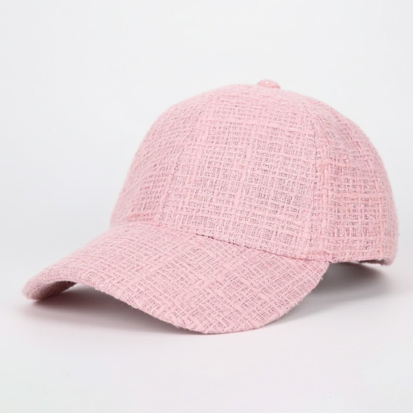Casquette Femme Casual Spirit en Tweed Rose