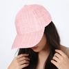 Casquette Femme Casual Spirit en Tweed Rose