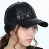 Casquette Femme Leo Spirit Shiny Noir