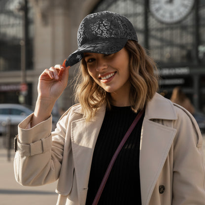 Casquette Femme Leo Spirit Shiny Noir