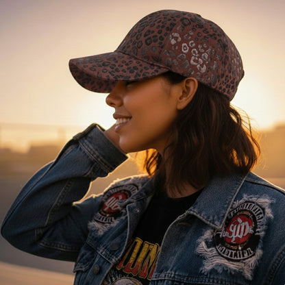 Casquette Leo Spirit Shiny Marron