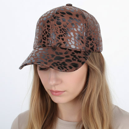 Casquette Femme Leo Spirit Shiny Marron