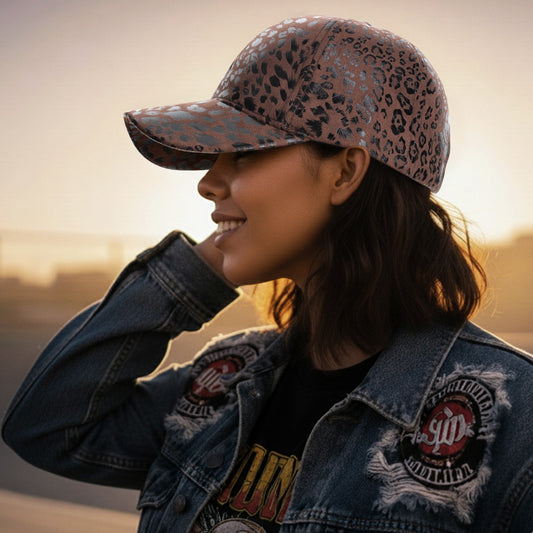 Casquette Femme Leo Spirit Shiny Marron