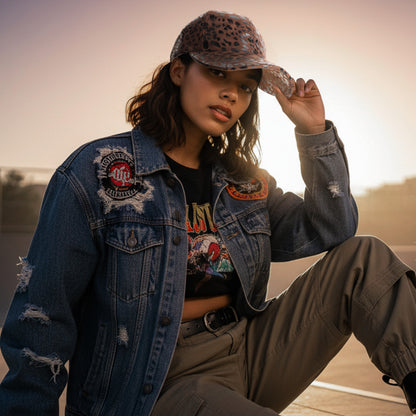 Casquette Femme Leo Spirit Shiny Marron