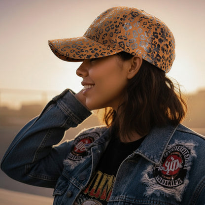 Casquette Femme Leo Spirit Shiny Marron Clair