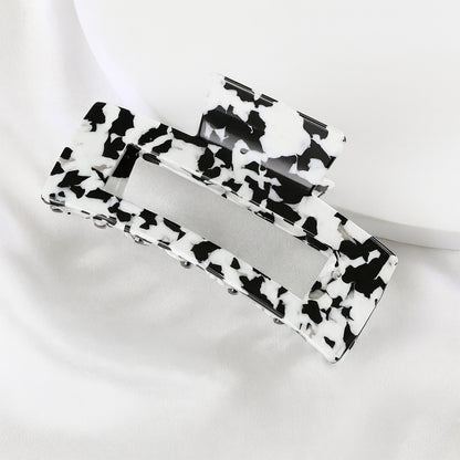 Pince Crabe Marbré Black and White Mineral