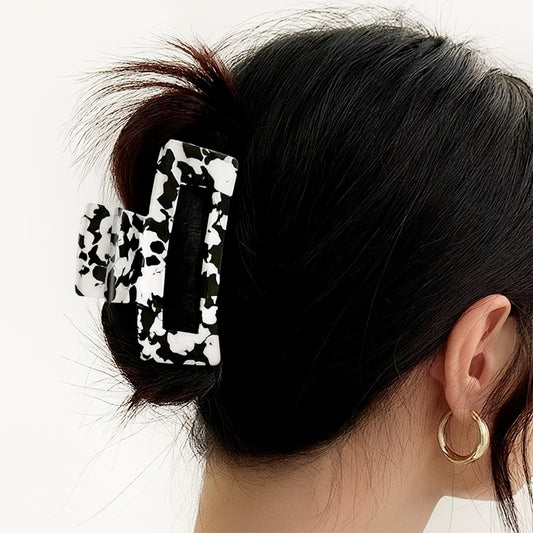Pince Crabe Marbré Black and White Mineral