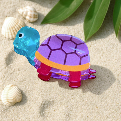 Pince Cheveux Tropicool Rainbow Turtle