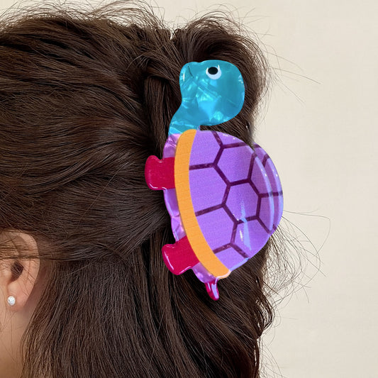 Pince Cheveux Tropicool Rainbow Turtle