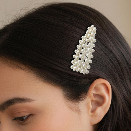 Pince Plate Tamara Large Éclat de Perles