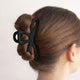 Pince Cheveux Boucle Ruban Chic Noir