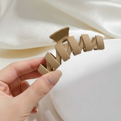 Pince Cheveux Flow Ondulée Taupe