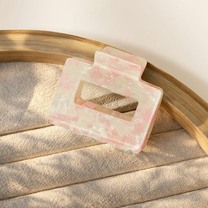 Pince Cheveux Sasstie Quartz Rose Clair Glossy