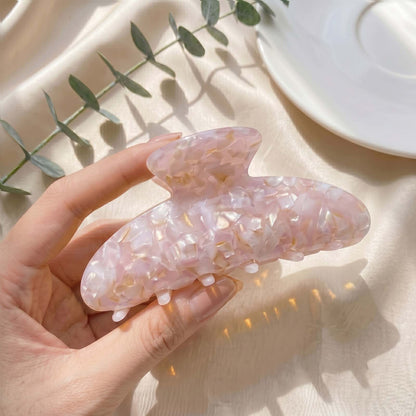 Pince Cheveux Mosaïque Romane Quartz Mauve