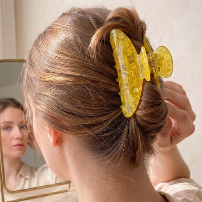 Pince Cheveux Mosaïque Romane Jaune