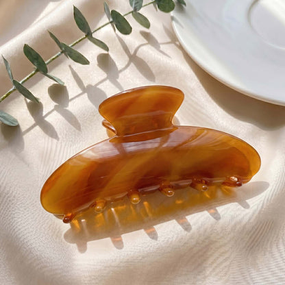 Pince Cheveux Mosaïque Romane Caramel Glossy