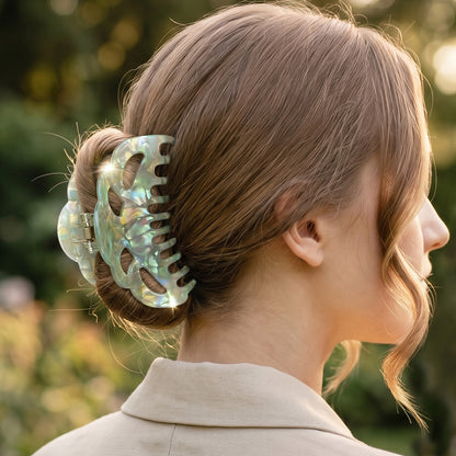 Pince Cheveux XXL Pistache Opaline