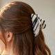 Pince Cheveux Candy Reflets Marbrés Noir