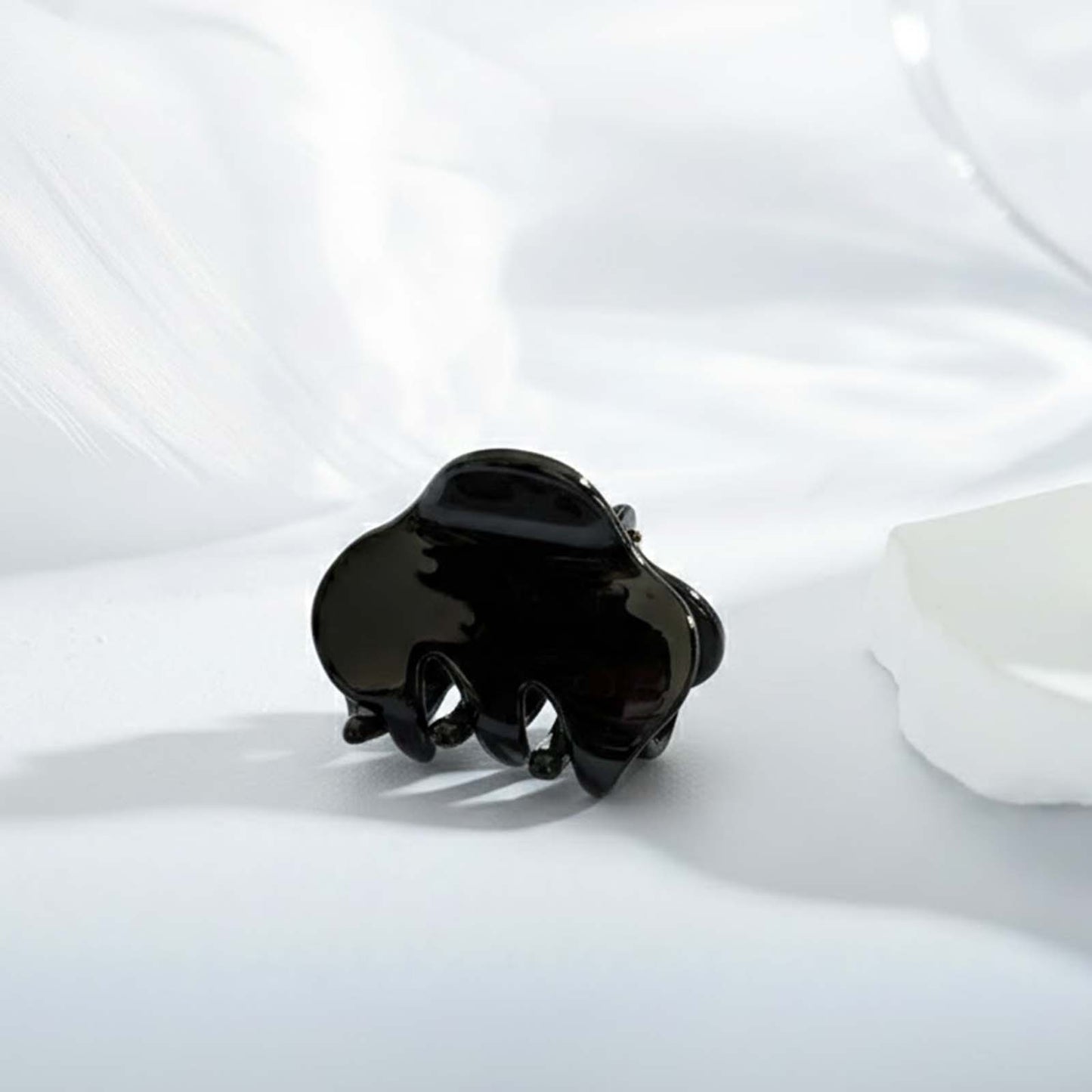 Mini Pince Cheveux Crocro Éclat de Nuage Noir