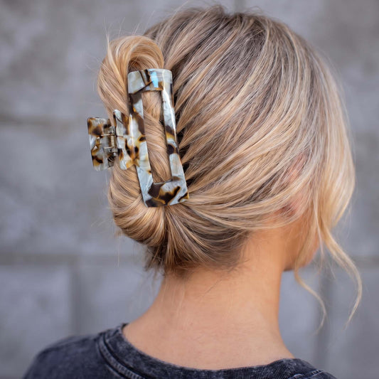 Pince Cheveux Graphique Reflets Caramel