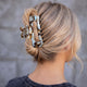 Pince Cheveux Graphique Reflets Caramel
